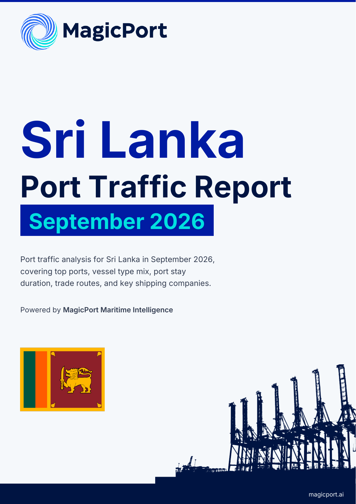 Sri Lanka Port Traffic Report — September 2026 cover