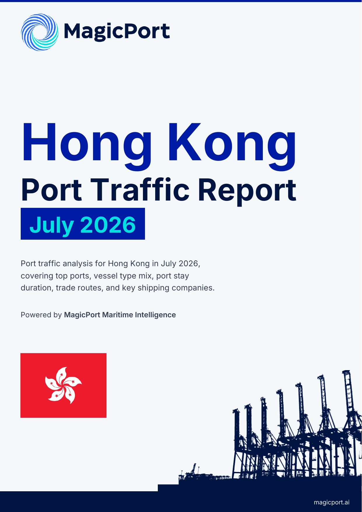 Hong Kong Port Traffic Report — July 2026 cover