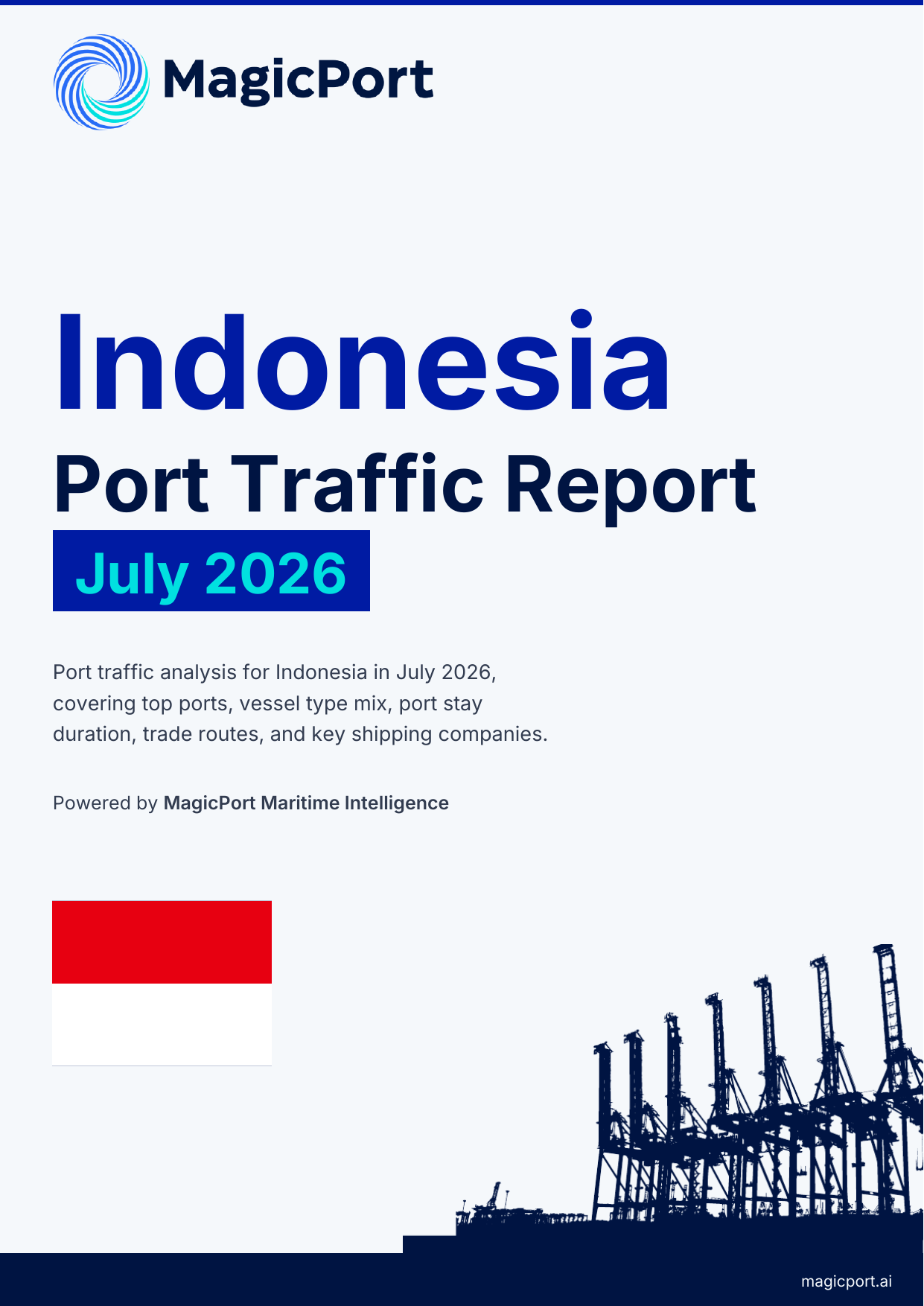 Indonesia Port Traffic Report — July 2026 cover