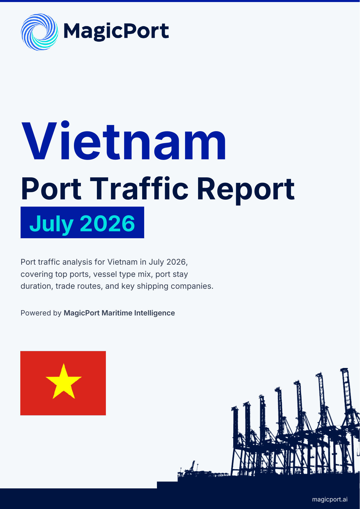 Vietnam Port Traffic Report — July 2026 cover