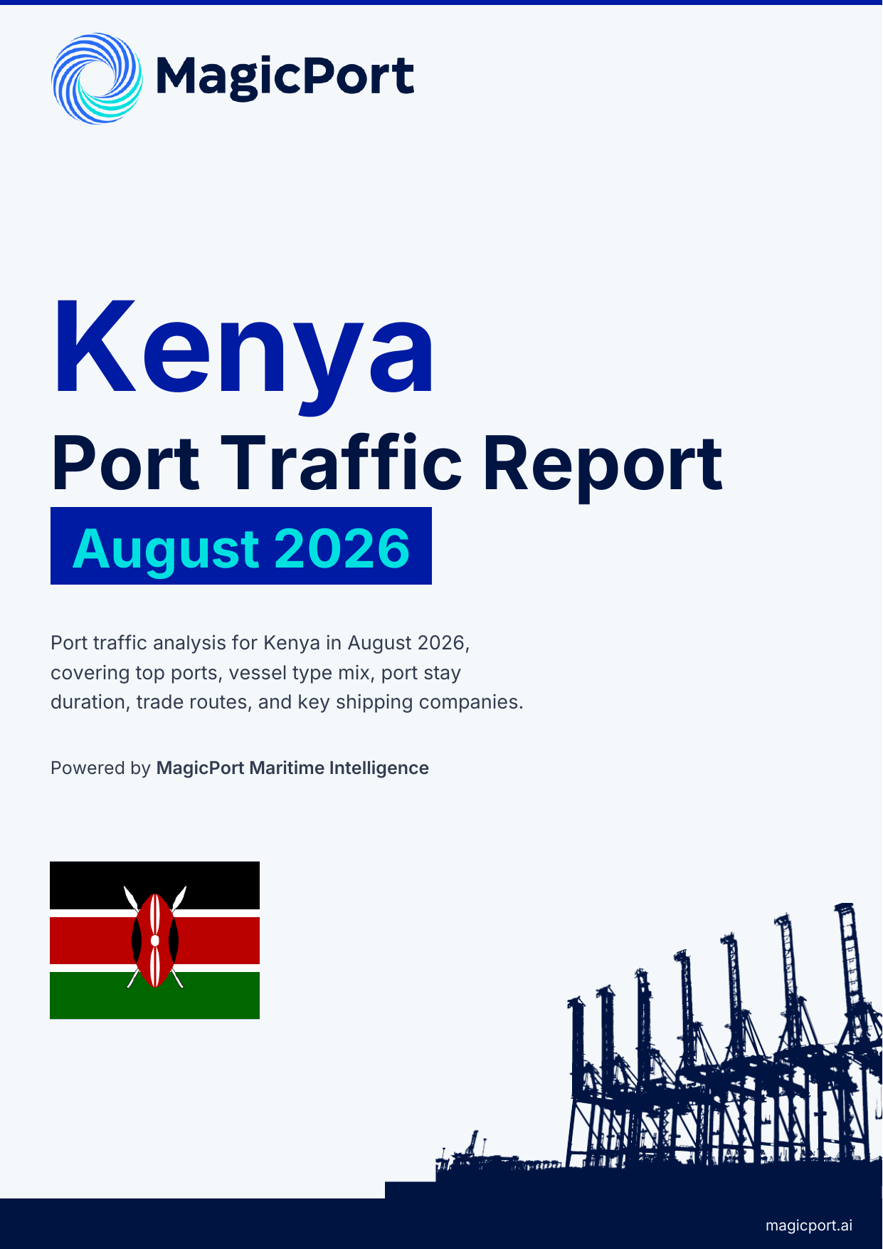 Kenya Port Traffic Report — August 2026 cover