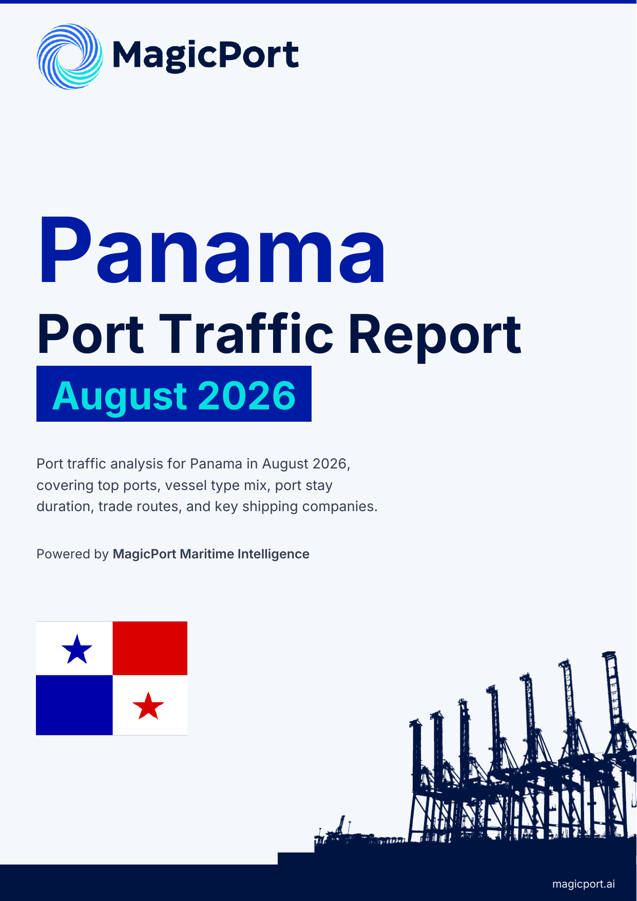 Panama Port Traffic Report — August 2026 cover