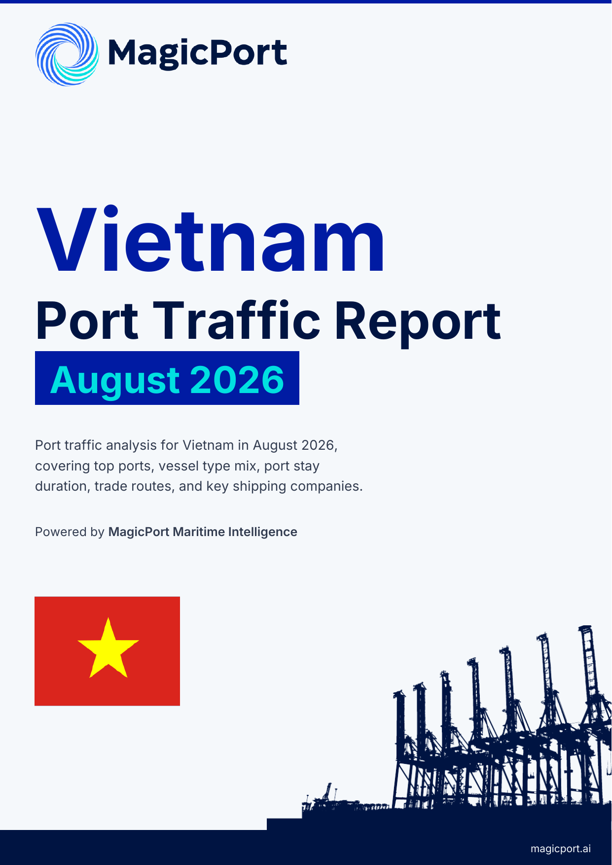 Vietnam Port Traffic Report — August 2026 cover