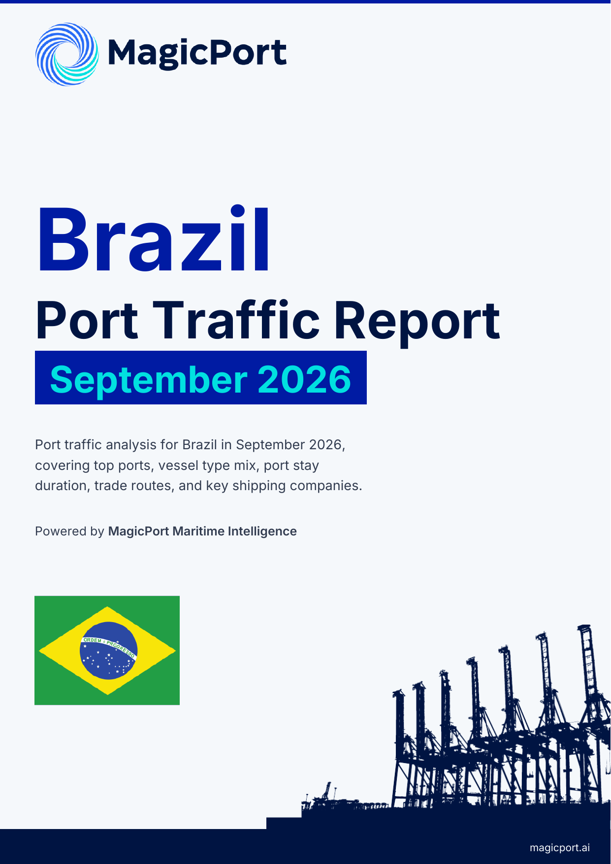 Brazil Port Traffic Report — September 2026 cover