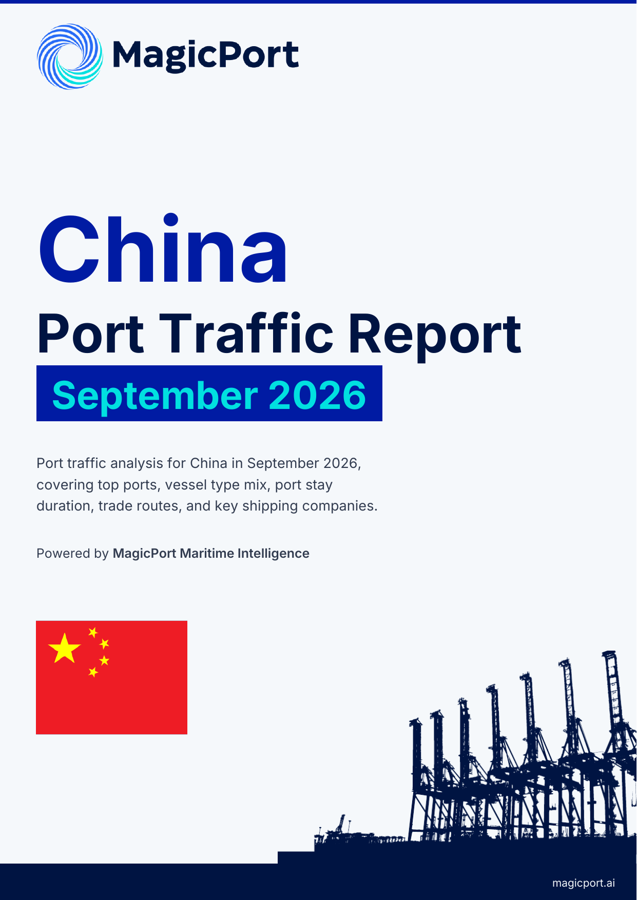 China Port Traffic Report — September 2026 cover
