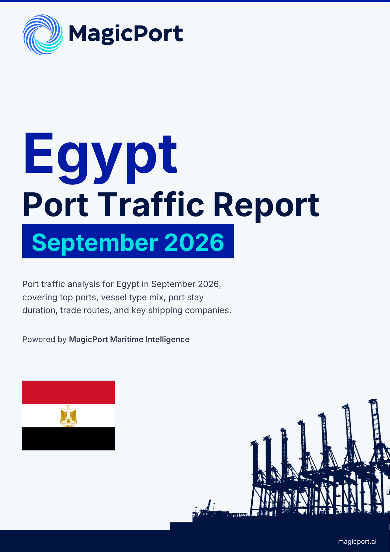 Egypt Port Traffic Report — September 2026 cover