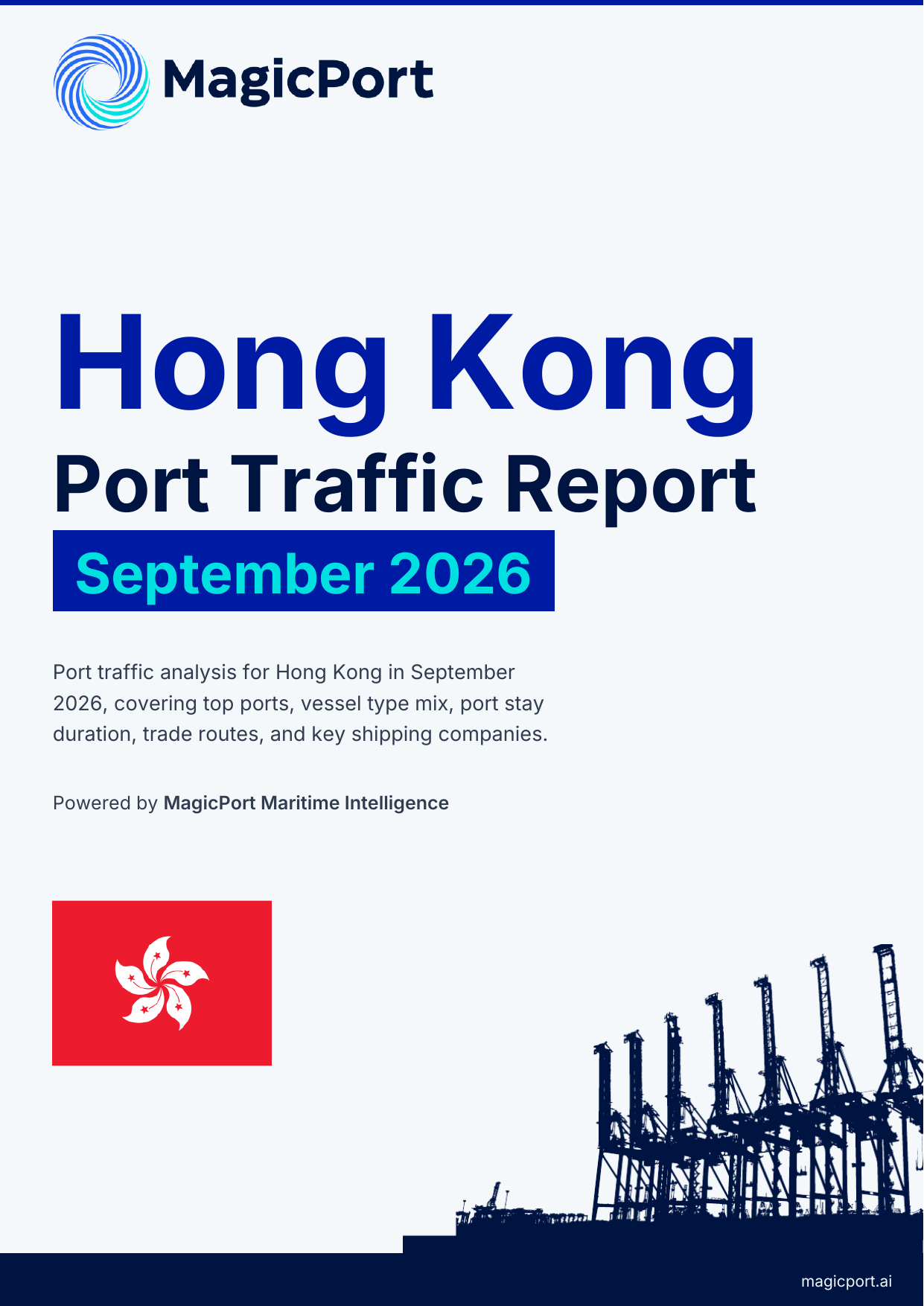 Hong Kong Port Traffic Report — September 2026 cover