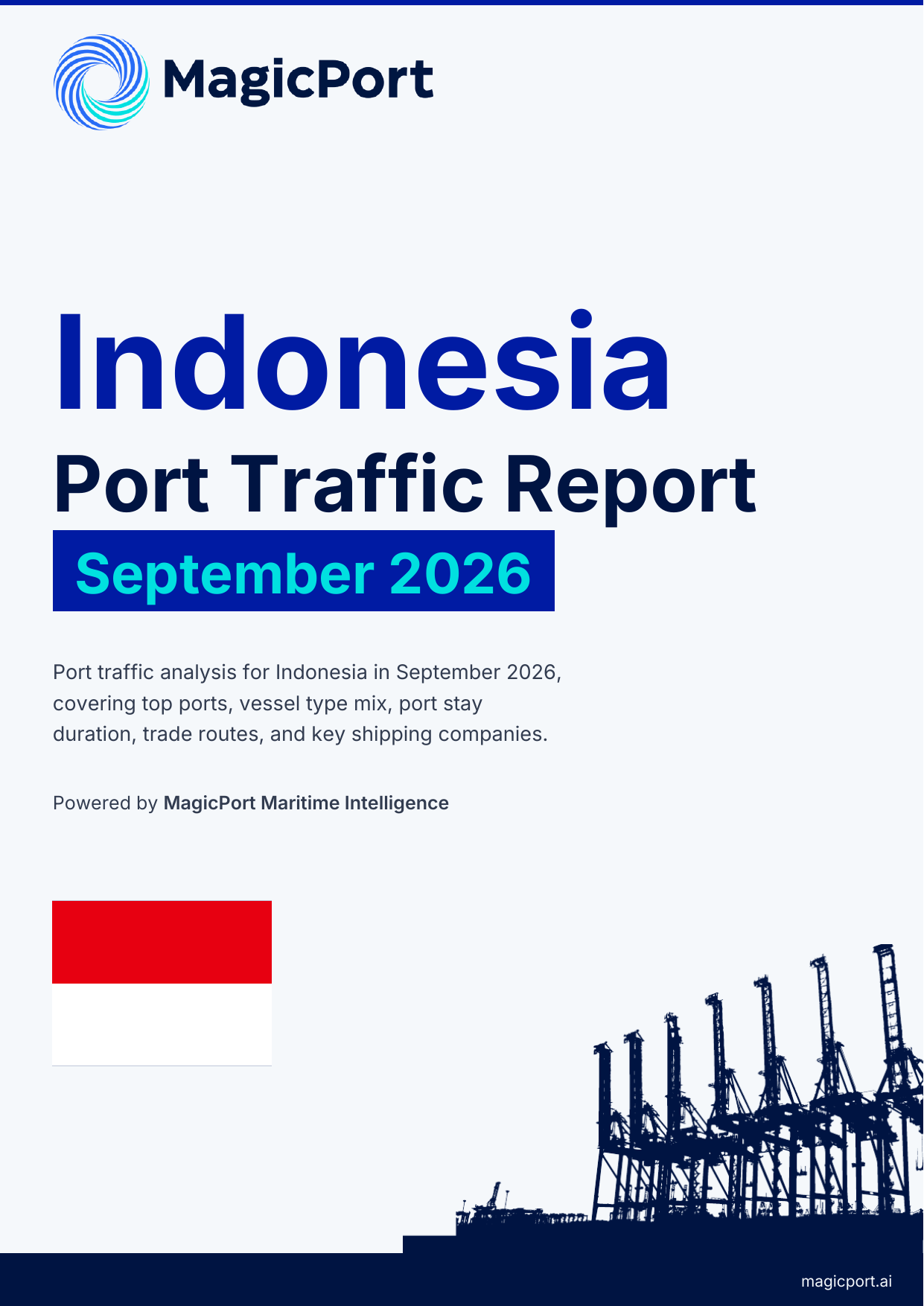 Indonesia Port Traffic Report — September 2026 cover