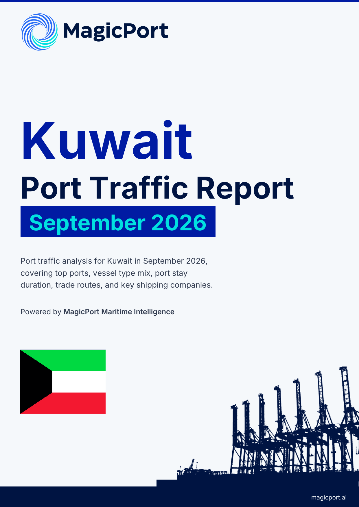 Kuwait Port Traffic Report — September 2026 cover