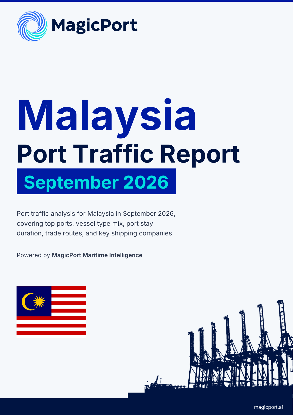 Malaysia Port Traffic Report — September 2026 cover