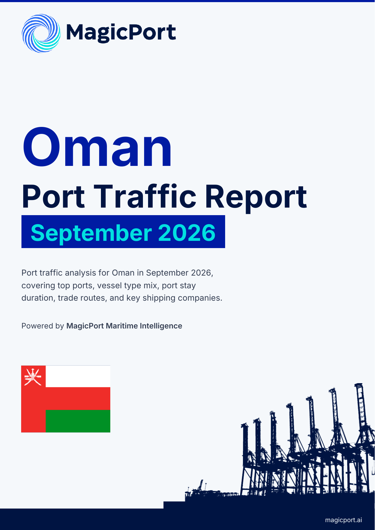 Oman Port Traffic Report — September 2026 cover