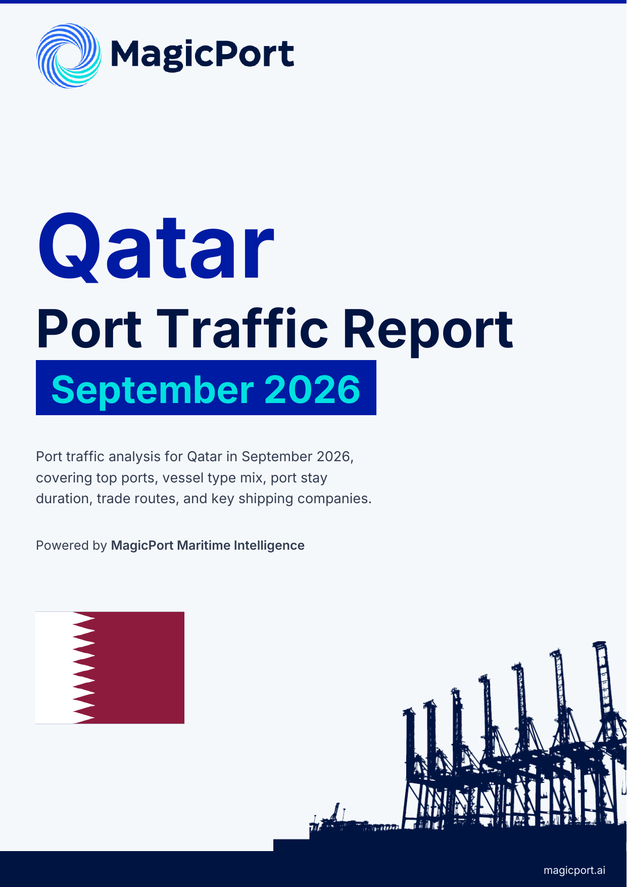 Qatar Port Traffic Report — September 2026 cover