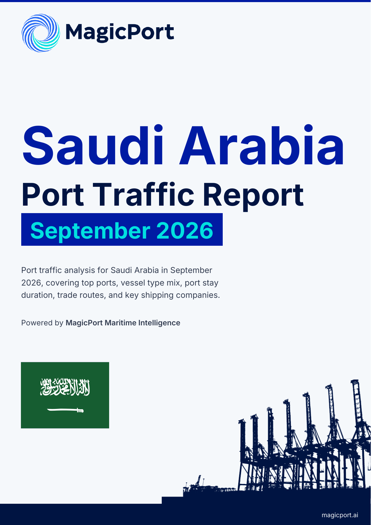 Saudi Arabia Port Traffic Report — September 2026 cover